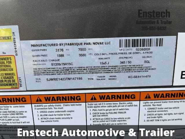 7'x14' Compass Enclosed Cargo