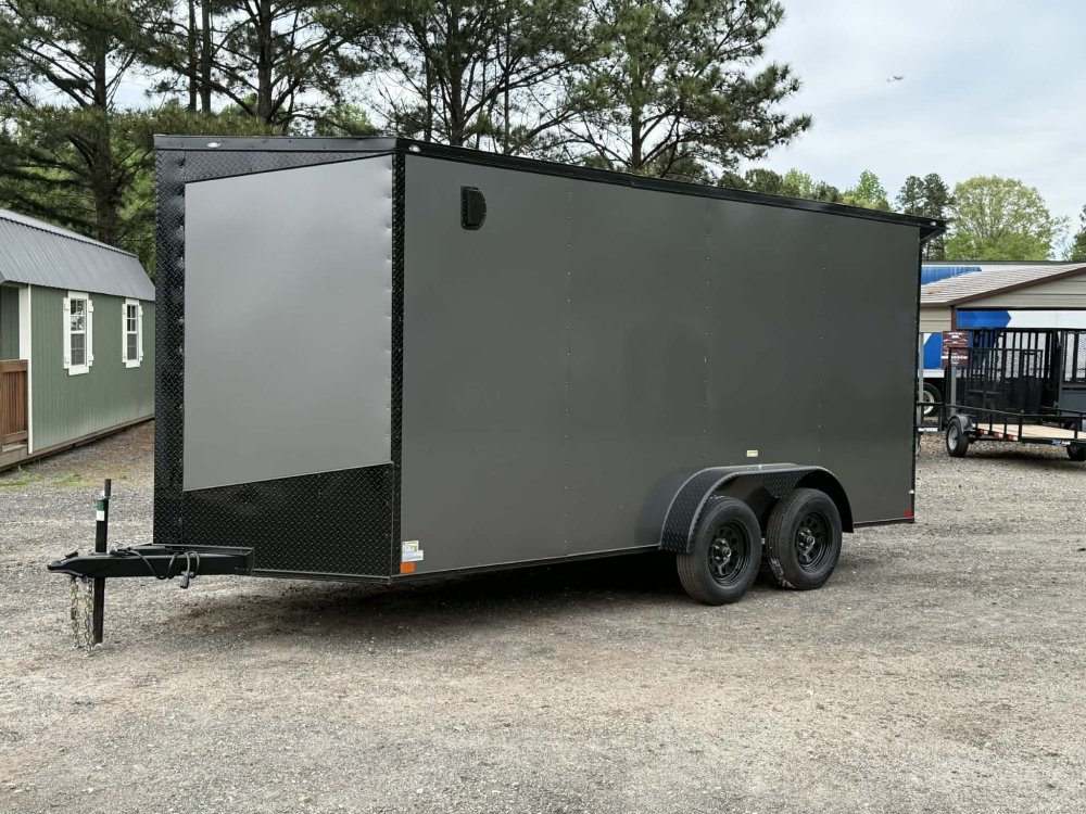 7'x16' Seed Cargo Trailer Enclosed Cargo