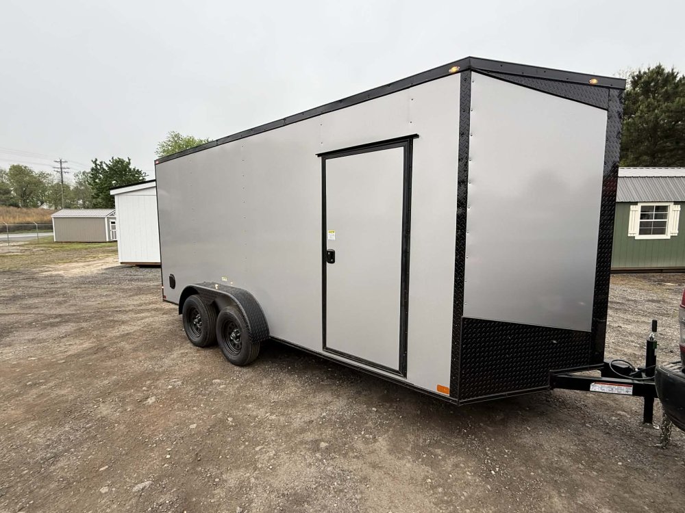 7'x16' Seed Cargo Trailer Enclosed Cargo