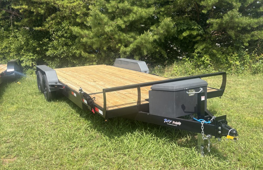 7'x20' Tuff Dawg Flatbed Car Hauler - Greenville