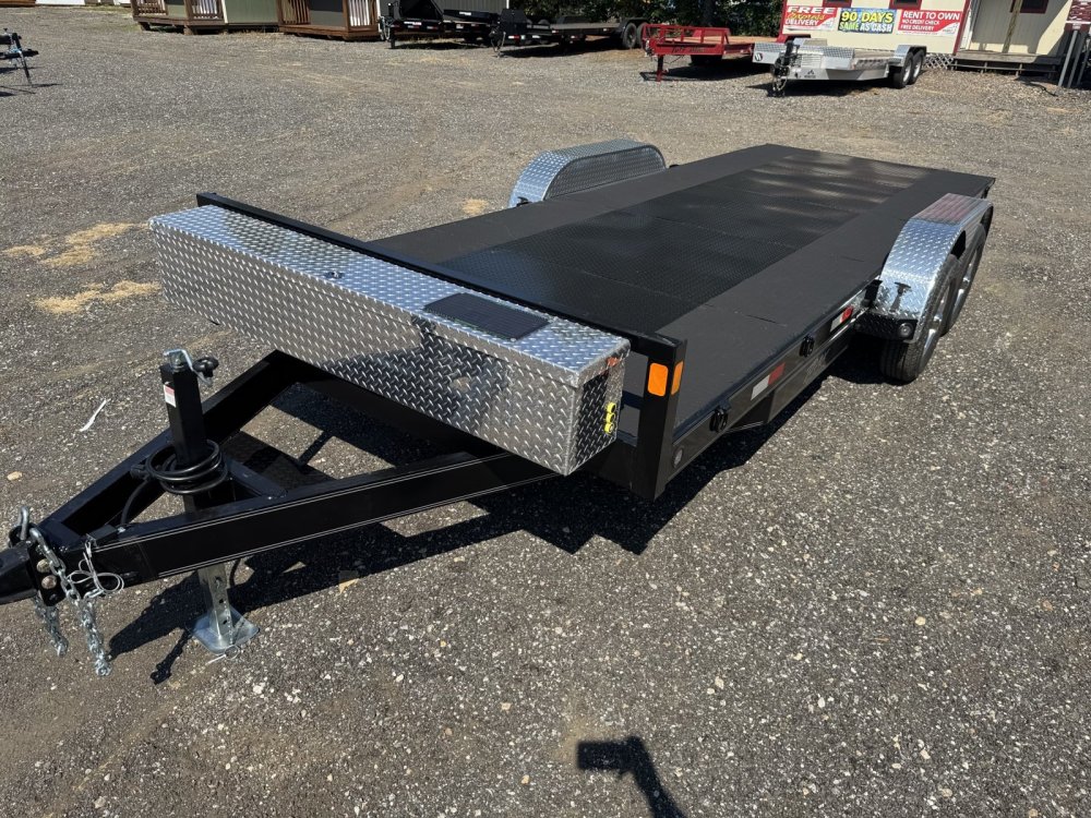 7'x20' TRAX Flatbed Car Hauler
