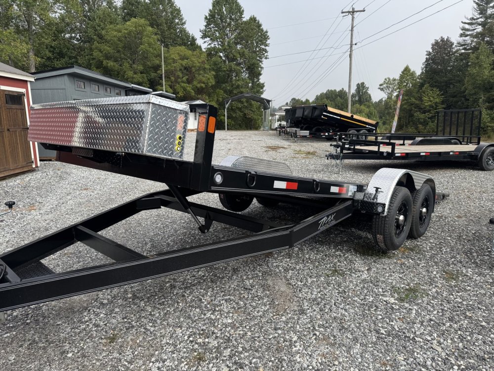 7'x20' TRAX Flatbed Car Hauler