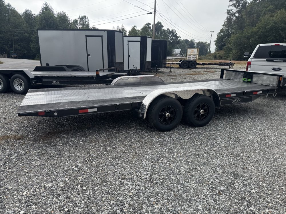 7'x20' TRAX Flatbed Car Hauler