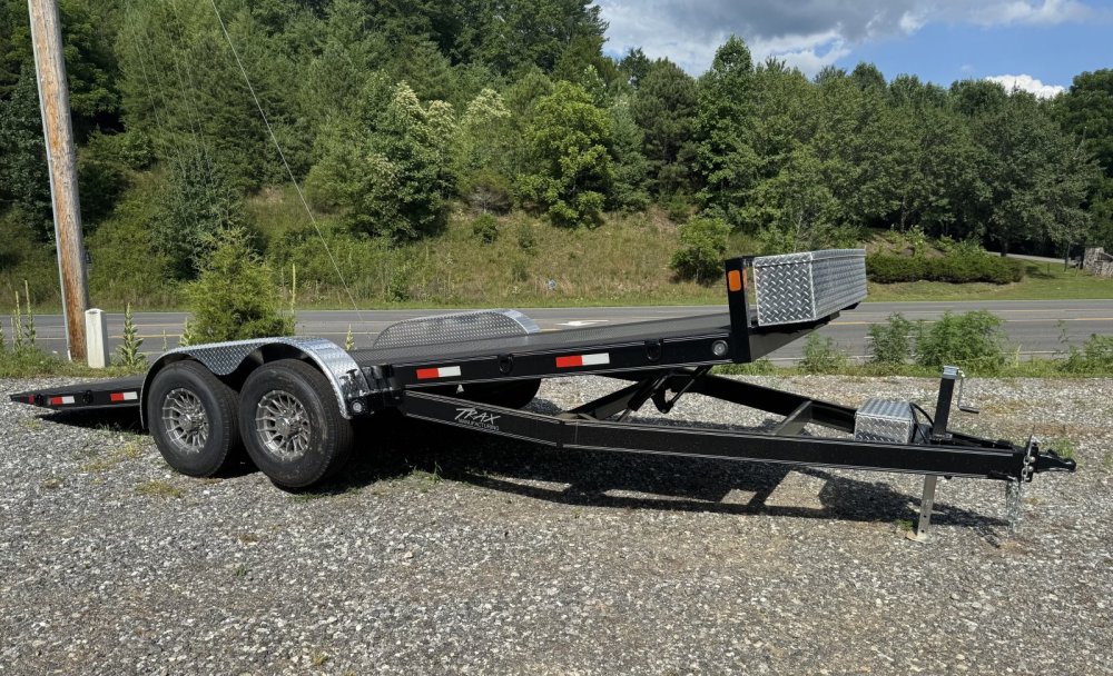 7'x20' TRAX Flatbed Car Hauler