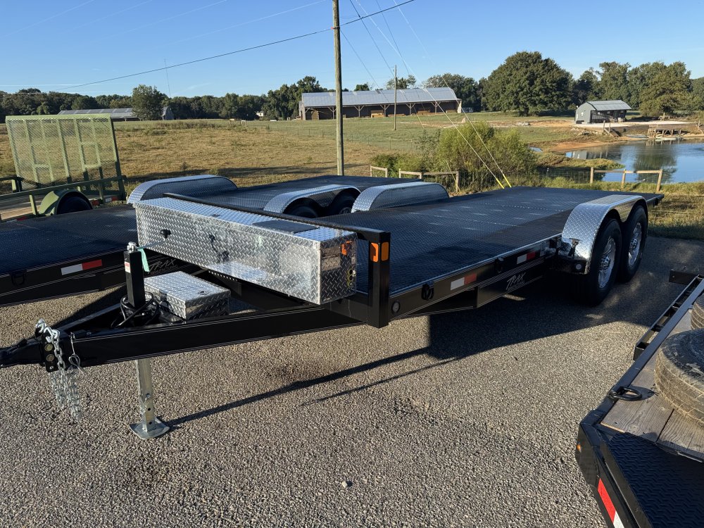 7'x20' TRAX Flatbed Car Hauler