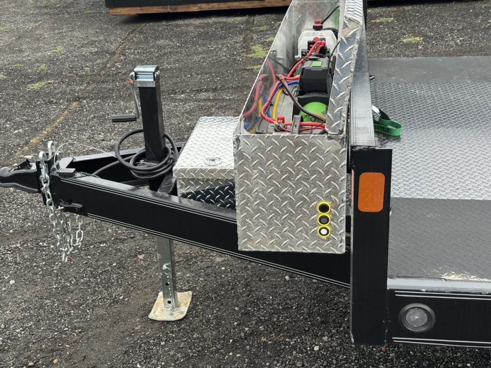 7'x24' -7K Axles TRAX Flatbed Car Hauler