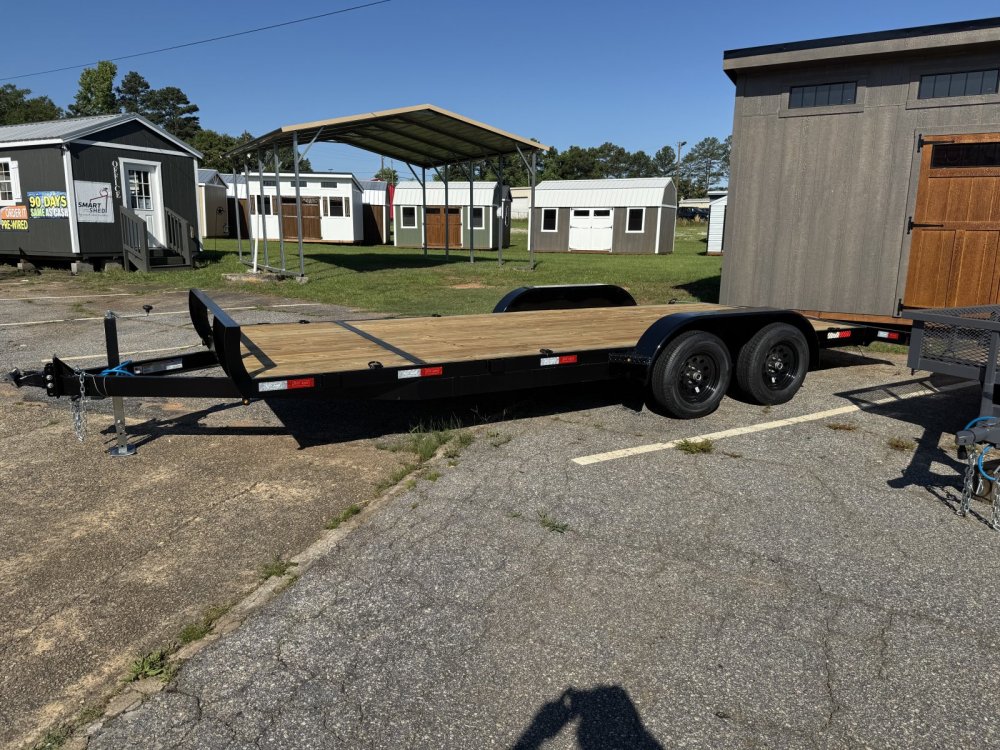 7'x20' Tuff Dawg Flatbed Car Hauler