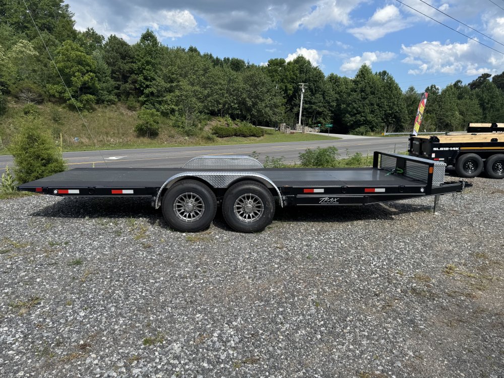 82'x20'-7K Axles TRAX Flatbed Car Hauler