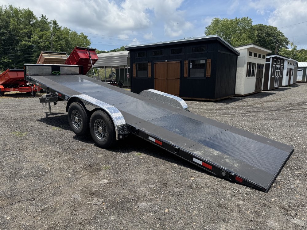 82'x24' -7K Axles TRAX Flatbed Car Hauler