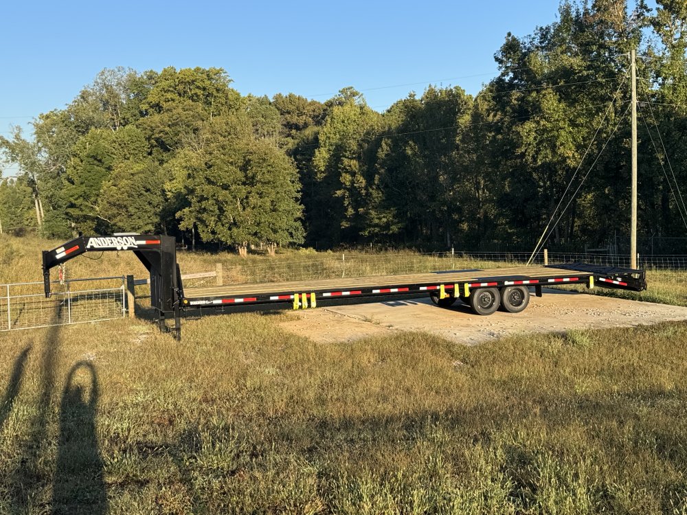 8'x40' Anderson Manufacturing Inc Flatbed Car Hauler