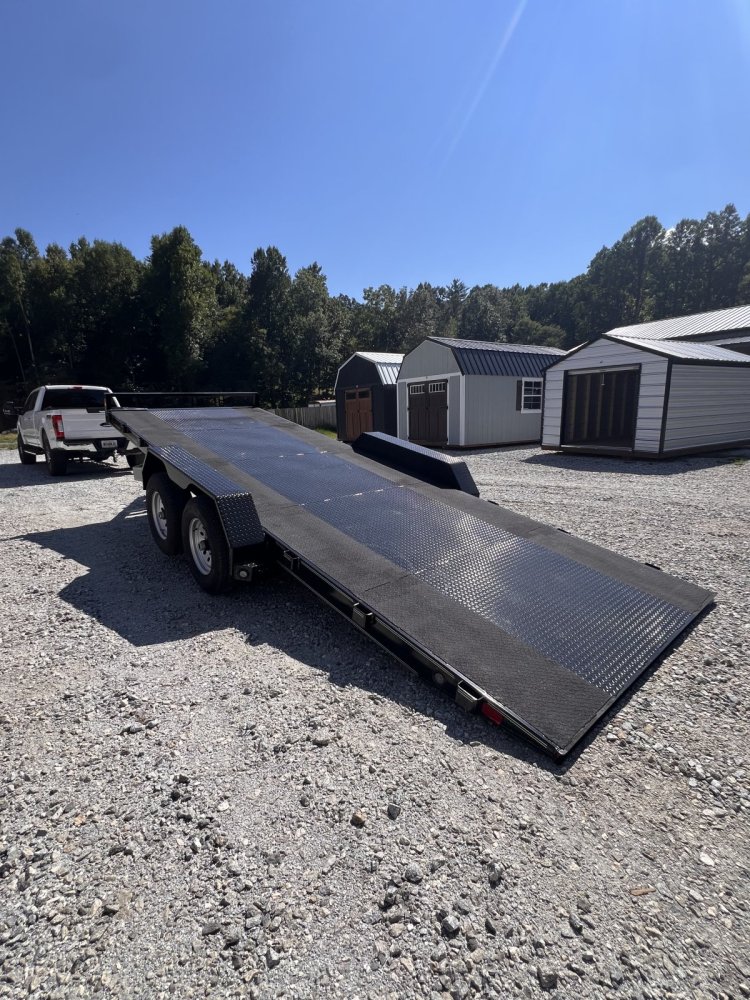 7'x20' TRAX Flatbed Car Hauler