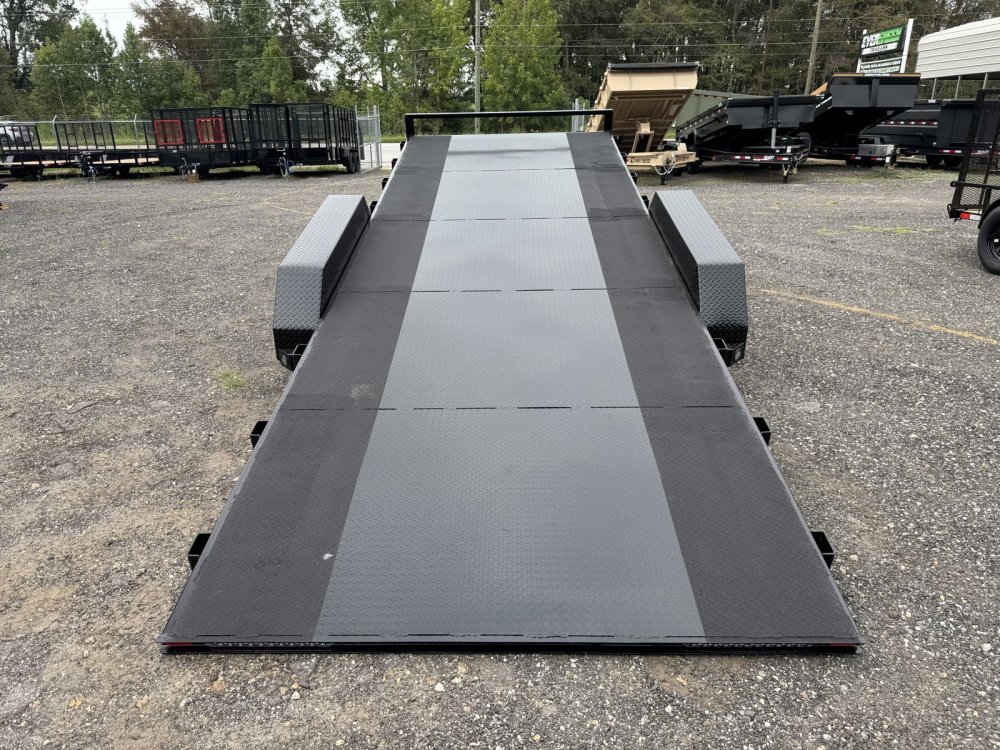 7'x20' TRAX Flatbed Car Hauler