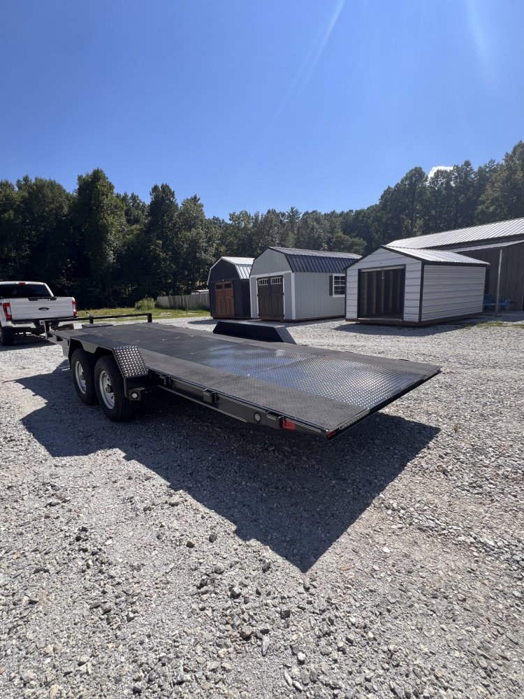 7'x20' TRAX Flatbed Car Hauler