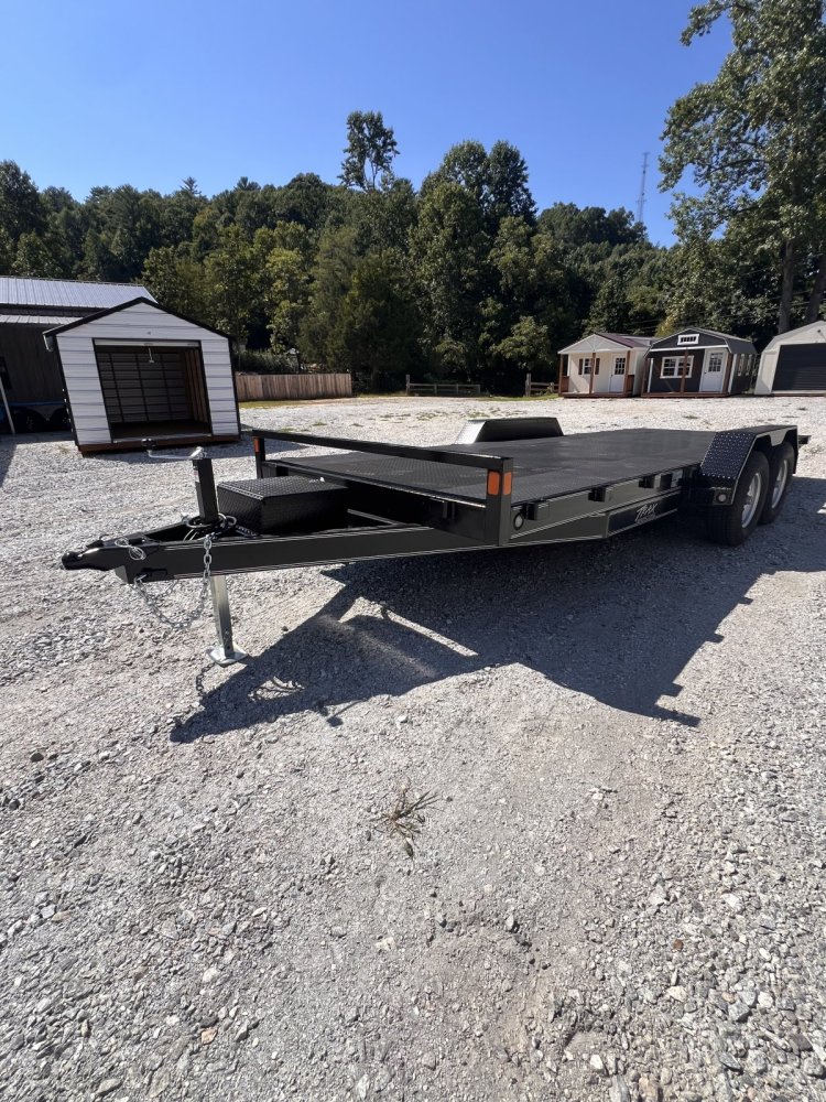 7'x20' TRAX Flatbed Car Hauler