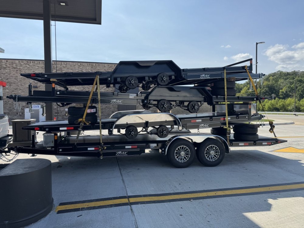 7'x20' TRAX Flatbed Car Hauler