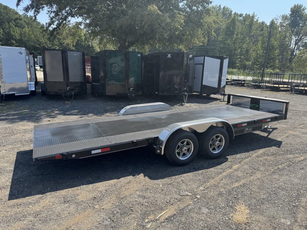 7'x20' TRAX Flatbed Car Hauler