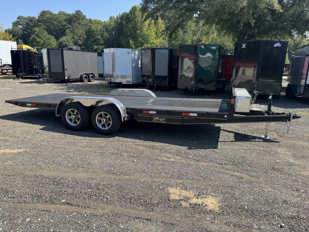 7'x20' TRAX Flatbed Car Hauler