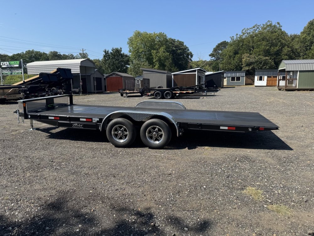 7'x20' TRAX Flatbed Car Hauler