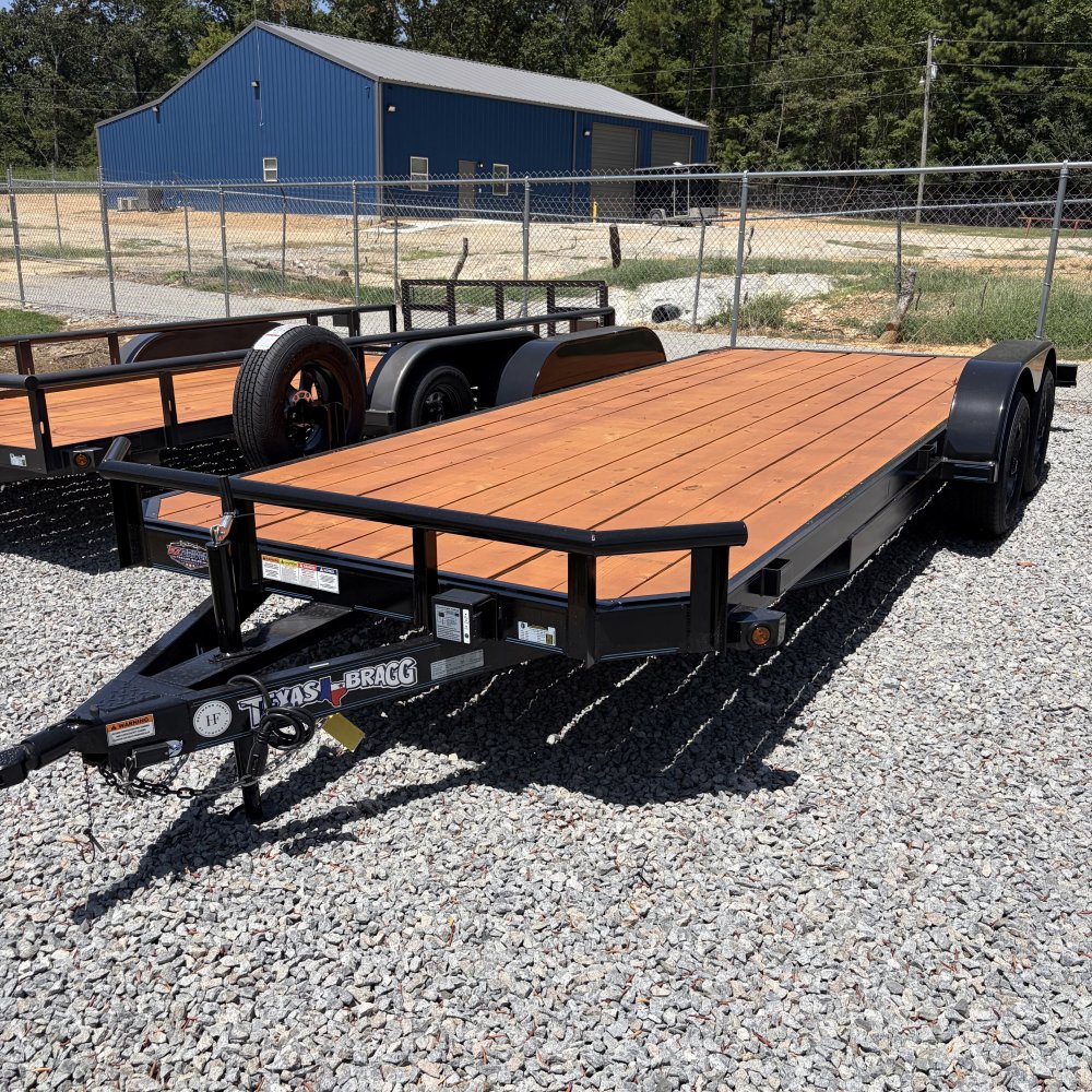 83"x20' Texas Bragg Flatbed Car Hauler