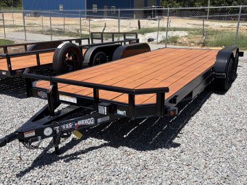 83"x20' Texas Bragg Flatbed Car Hauler thumbnail