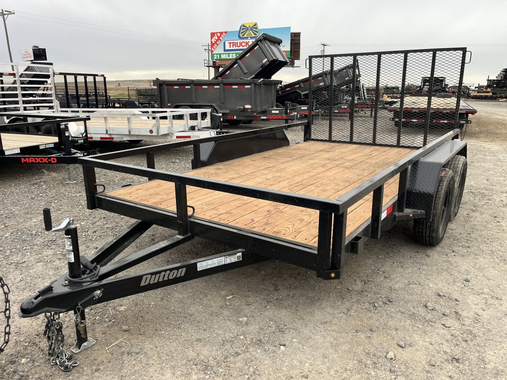 2025 Dutton Trailers 81"x12' Utility Trailer