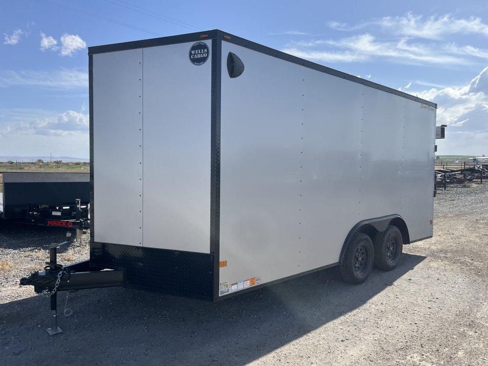 2025 Wells Cargo 8.5'x16' Enclosed Cargo Trailer