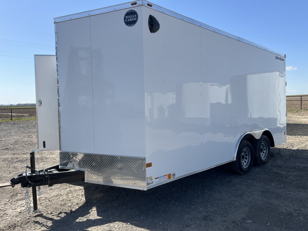 2025 Wells Cargo 8.5'x16' Enclosed Cargo Trailer