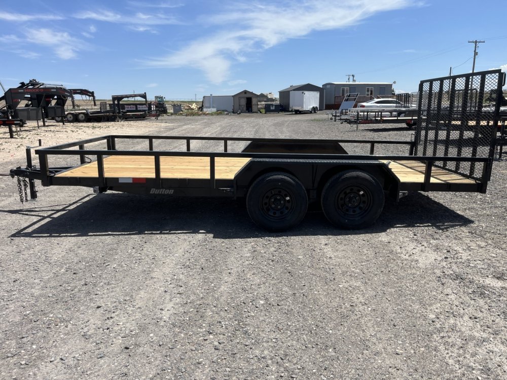 2025 Dutton Trailers 81"x16' Utility Trailer