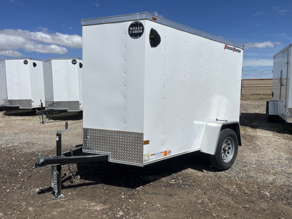 2025 Wells Cargo 5'x8' Enclosed Cargo Trailer
