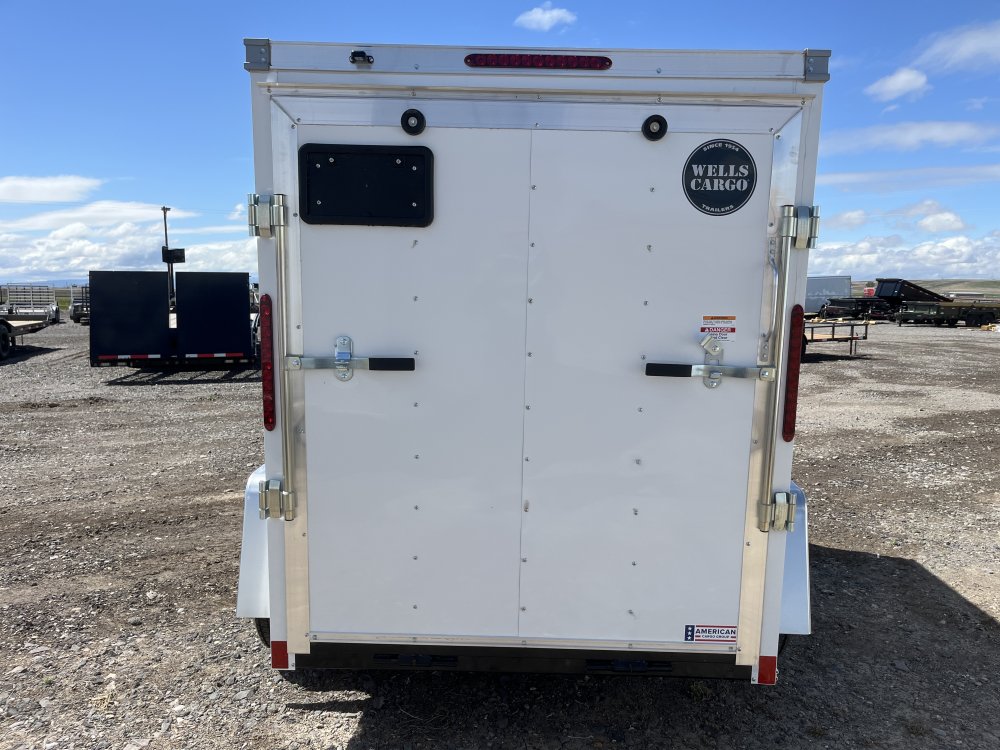 2025 Wells Cargo 5'x8' Enclosed Cargo Trailer