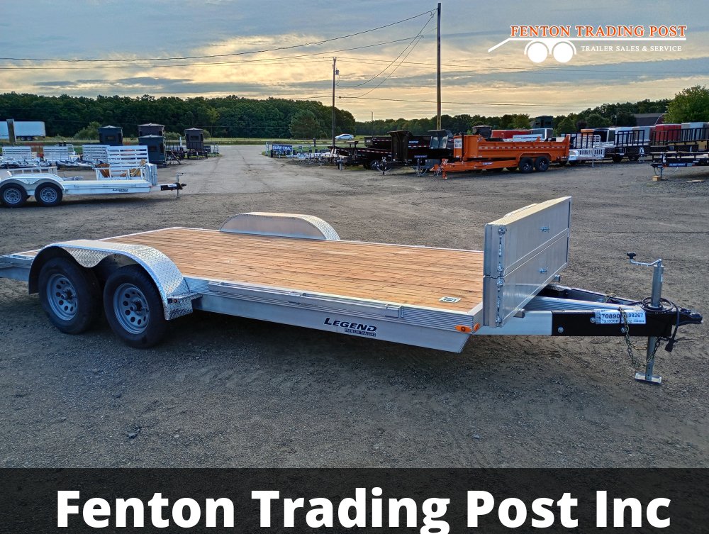 Legend 7x18 Open Car Hauler - 7X18OCH Flatbed Car Hauler