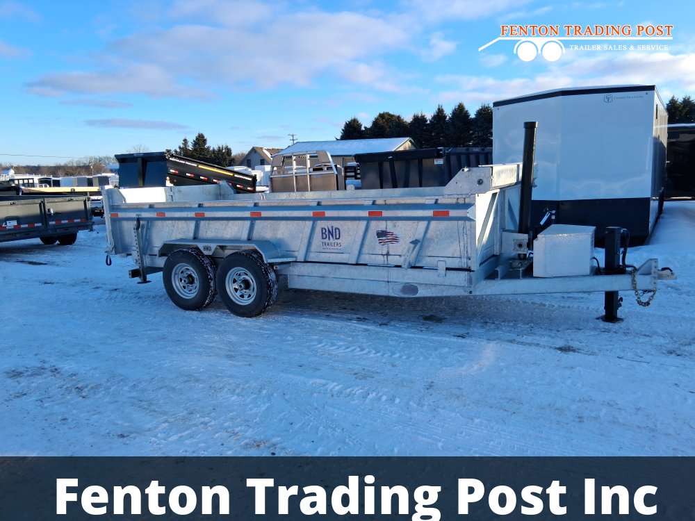 BND GAL7X16 DUMP 15K - 7x16 Galvanized Dump