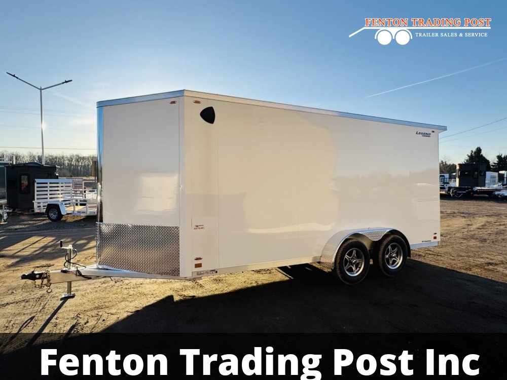 Legend 7x19 Flat-Top V-Nose (7x16' Box + 3' V-Nose) - 7X19FTVTA35 Enclosed Cargo