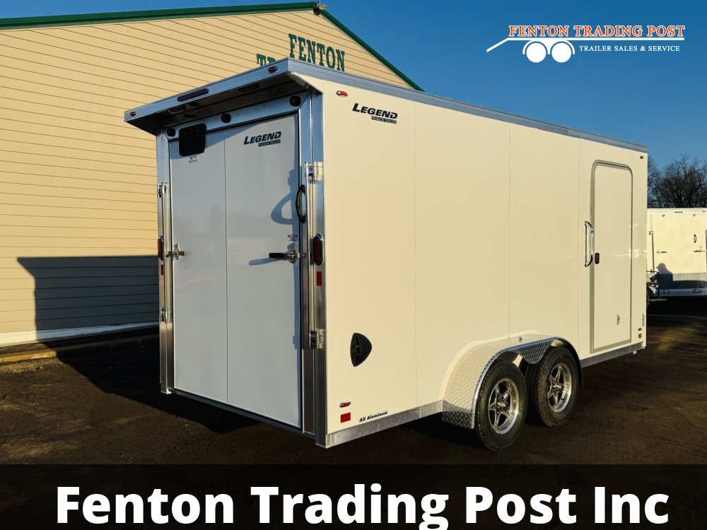 Legend 7x19 Flat-Top V-Nose (7x16' Box + 3' V-Nose) - 7X19FTVTA35 Enclosed Cargo