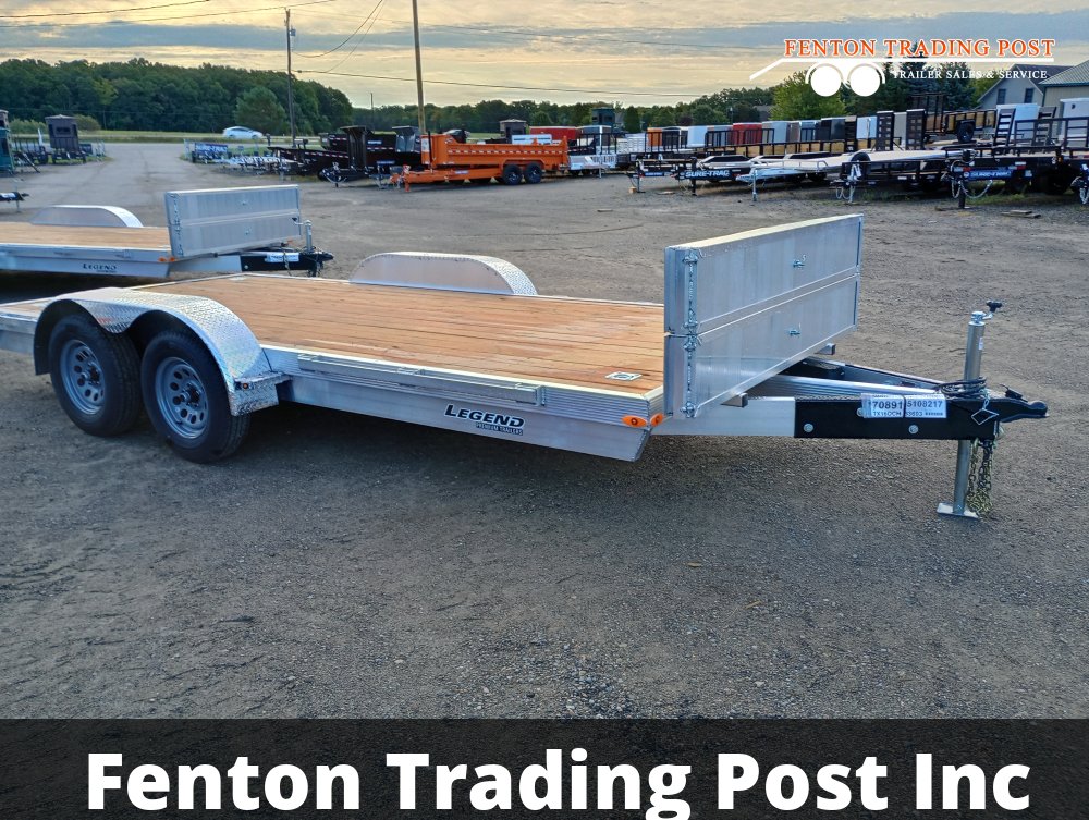 Legend 7x16 Open Car Hauler - 7X16OCH Flatbed Car Hauler
