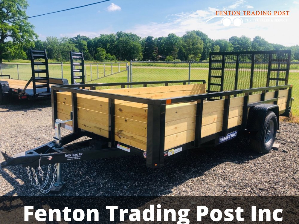 Sure-Trac 7x14 5K 3-Board High Side - STUTB8214-BP-050 Utility