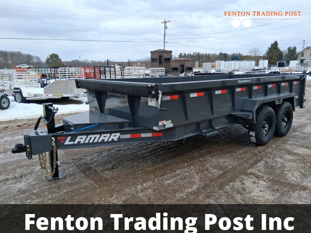 Lamar DL831627 - 7x16 Low-Pro Scissor Dump