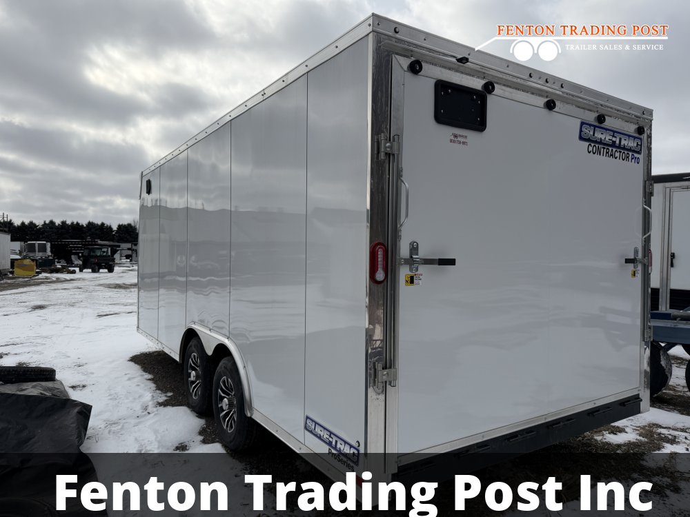 Used Sure-Trac 8.5x18 10K Contractor Pro Enclosed - STBNCP10218TA-100 Enclosed Cargo