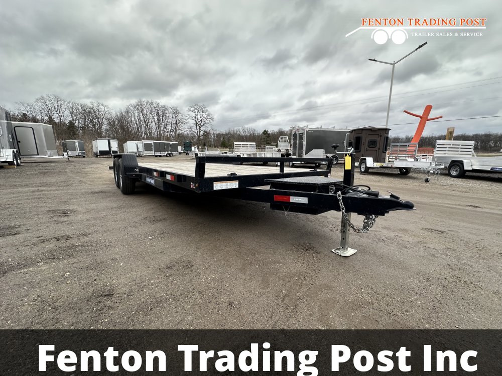 Used Sure-Trac 7x20 10K C-Channel Car Hauler - ST8220CHW-B-100 Flatbed Car Hauler