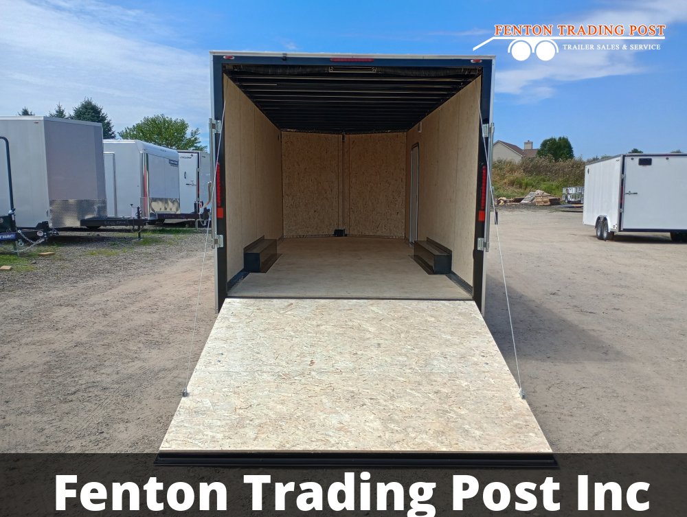 Legend 8.5x22 10K Cyclone (8.5x20' Box + 2' V-Nose) - 8.5X22STVTA52 Enclosed Car Hauler