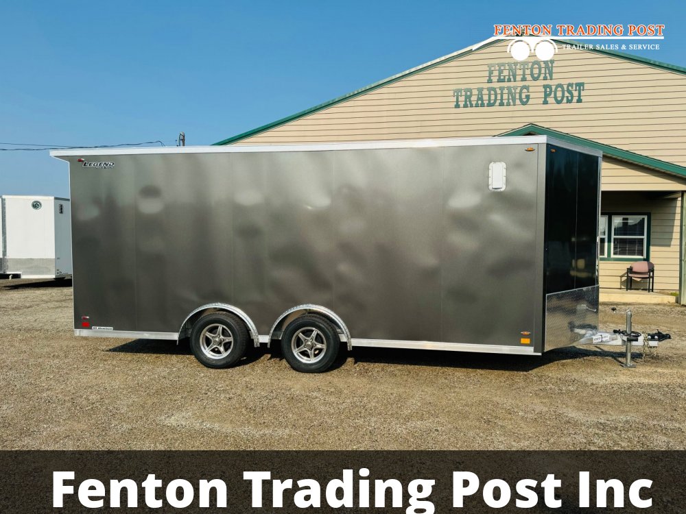 Legend 8x21 Flat-Top V-Nose (18' Box + 3' V-Nose) - 8X21FTVTA35 Enclosed Cargo