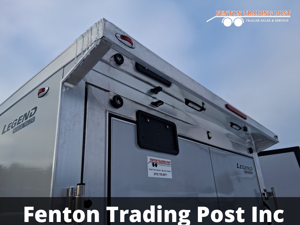 Legend 8x21 Flat-Top V-Nose (8x18' Box + 3' V-Nose) - 8X21FTVTA35 Enclosed Cargo