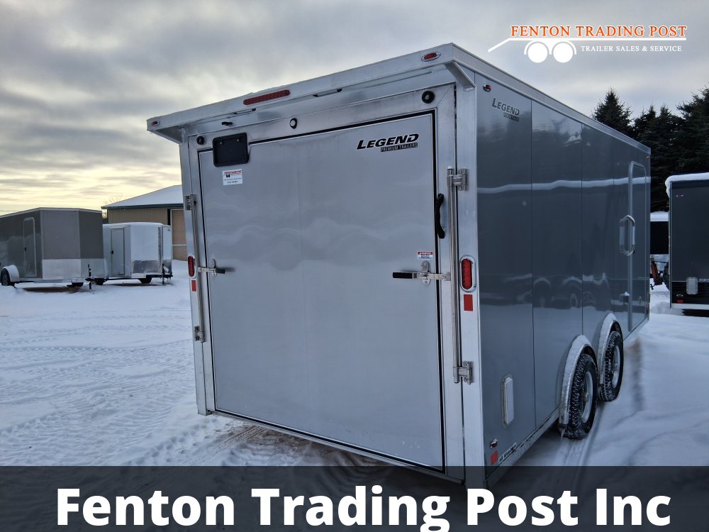 Legend 8x21 Flat-Top V-Nose (8x18' Box + 3' V-Nose) - 8X21FTVTA35 Enclosed Cargo