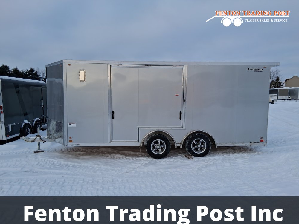 Legend 8x21 Flat-Top V-Nose (8x18' Box + 3' V-Nose) - 8X21FTVTA35 Enclosed Cargo