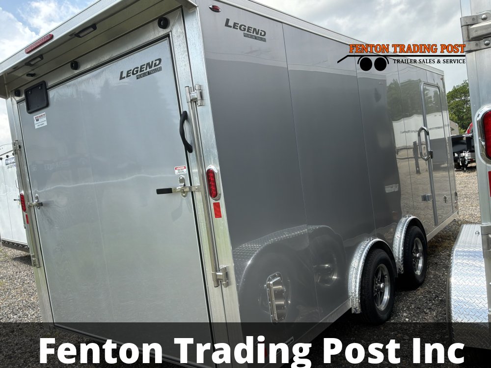 Legend 8X21FTVTA35 - 8x18 Flat-Top V-Nose Enclosed Cargo