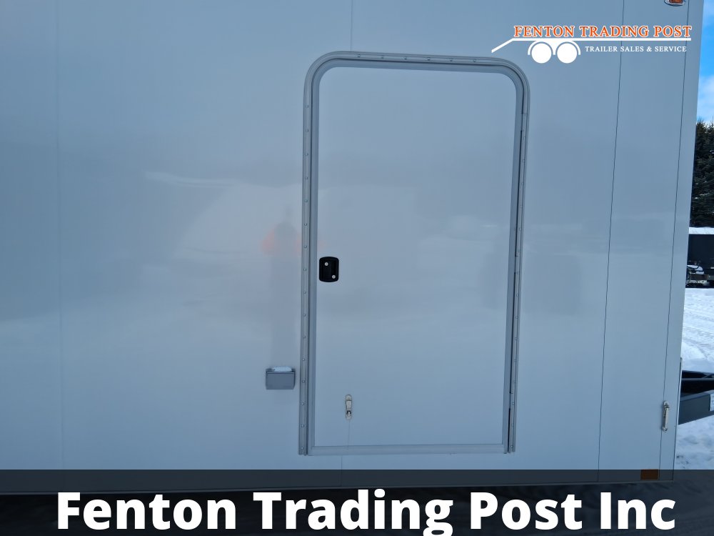 Legend 8.5x26 10K Cyclone (8.5x24' Box + 2' V-Nose) - 8.5X26STVTA52 Enclosed Car Hauler