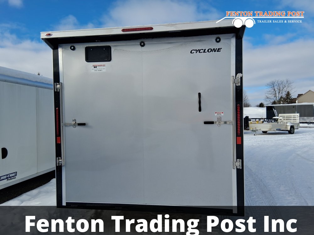 Legend 8.5x26 10K Cyclone (8.5x24' Box + 2' V-Nose) - 8.5X26STVTA52 Enclosed Car Hauler