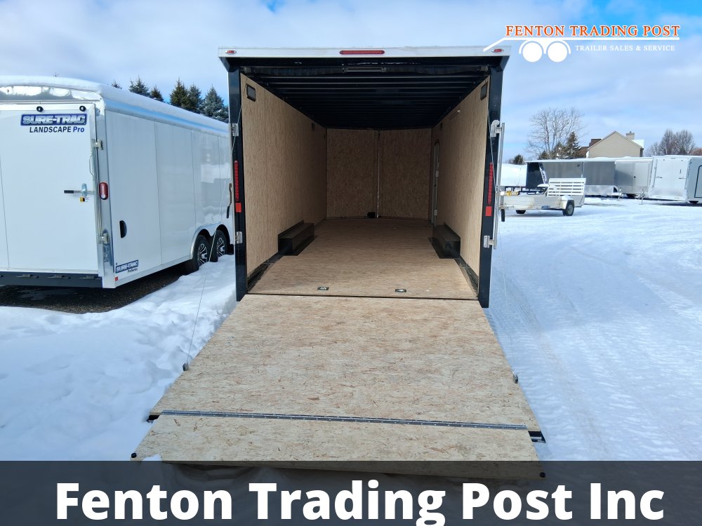 Legend 8.5x26 10K Cyclone (8.5x24' Box + 2' V-Nose) - 8.5X26STVTA52 Enclosed Car Hauler