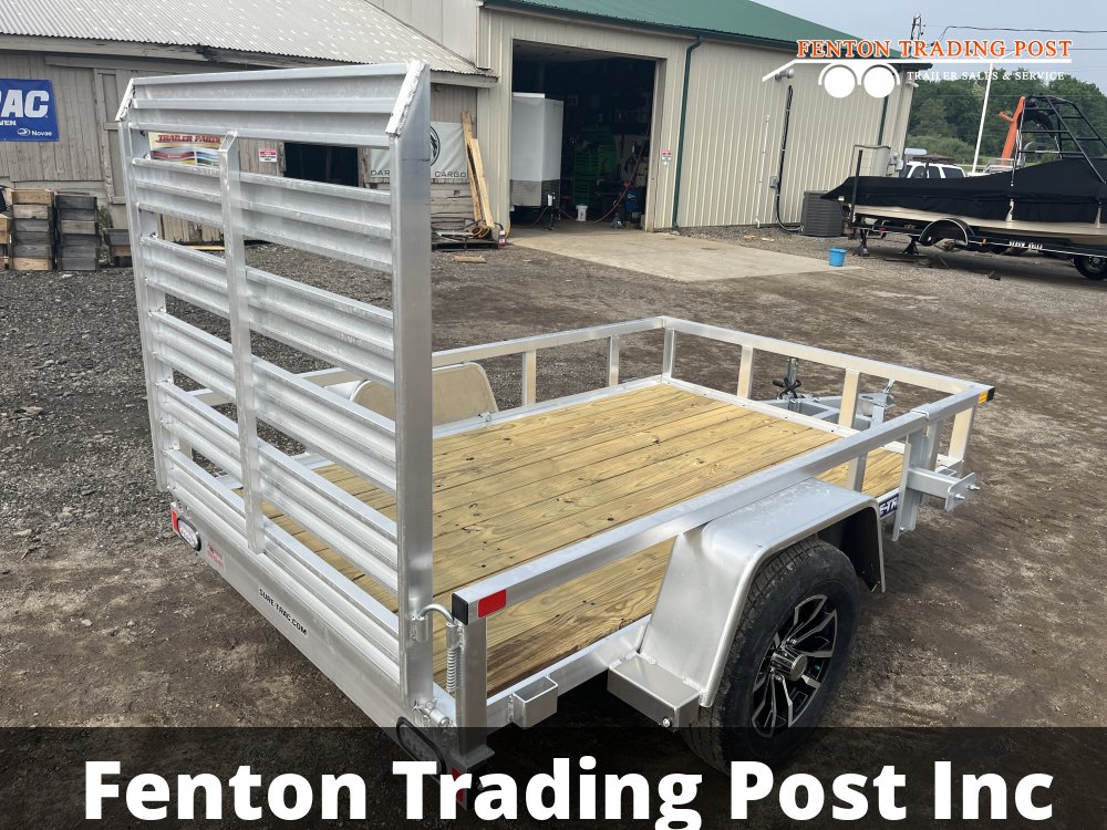 Sure-Trac 5x8 Aluminum Tube Top - ST6208TA-A-030 Utility