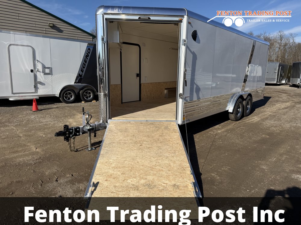 Legend 8x24 10K Deluxe Snow (8x20' Box + 4' V-Nose) - 8X24DSTA52 Snowmobile